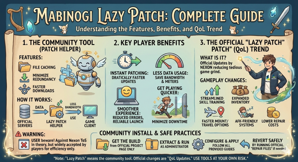 Mabinogi Lazy Patch