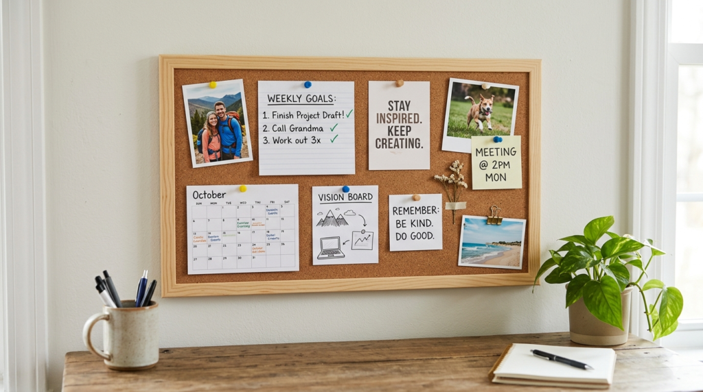 12.8 x 7.2 Cork Board