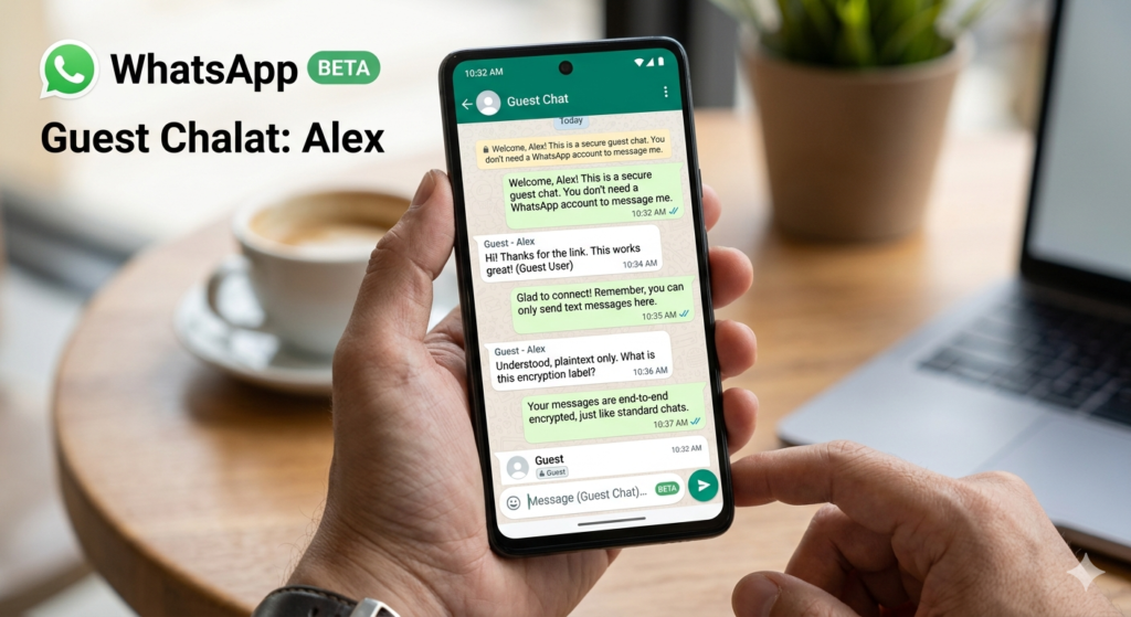 WhatsApp Beta Guest Chat Feature: Chat Without an Account WhatsApp Beta Guest Chat Feature